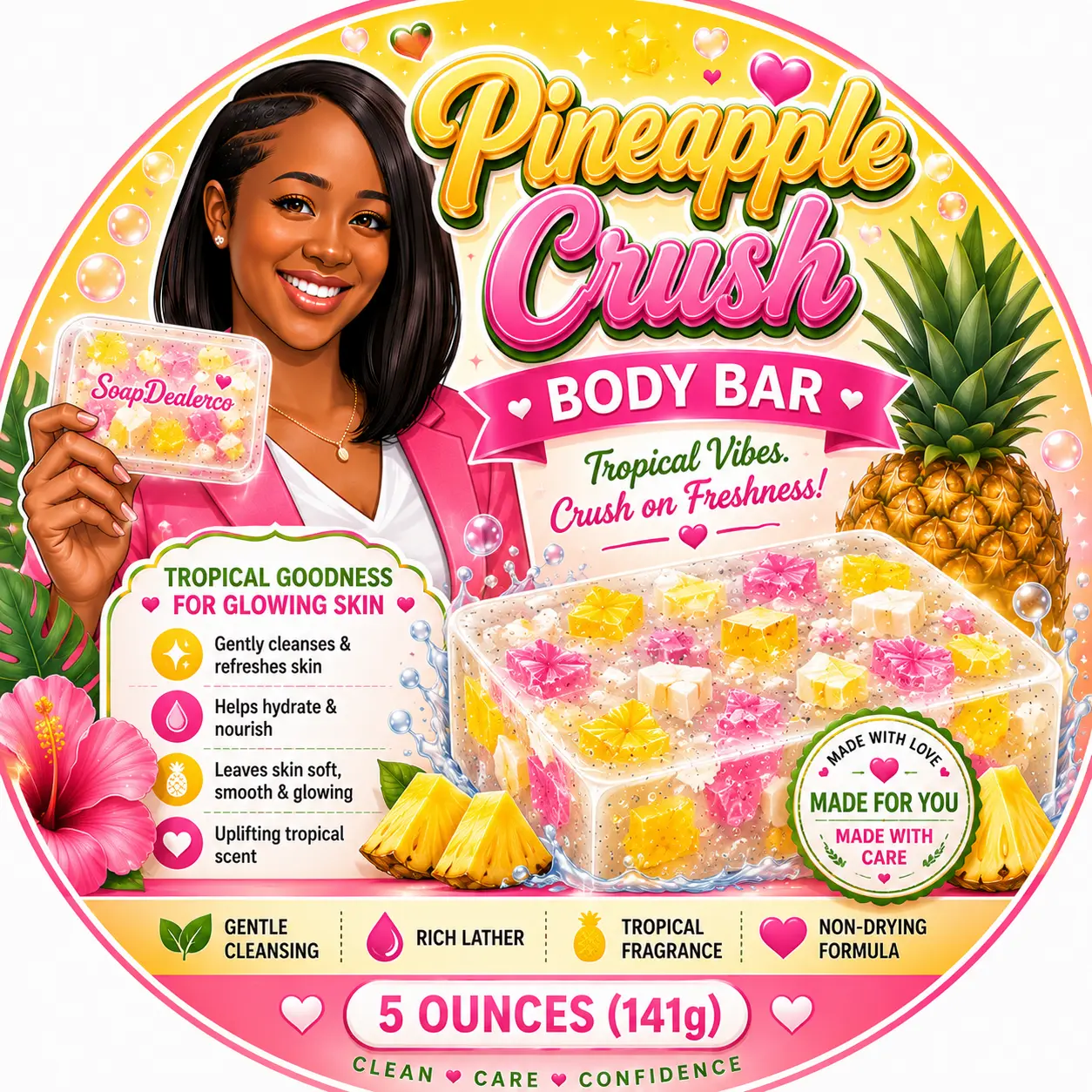 🍍🧼 Pineapple Crush Body Bar 🍍🧼 Pineapple Crush Body Bar