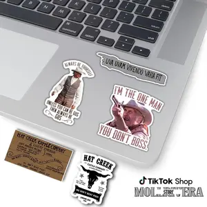 Lonesome Dove Gus McCra,Woodrow Kiss-Cut Sticker, Decoration Laptop, Notebook,..Gift For Fan, Movie Merch.