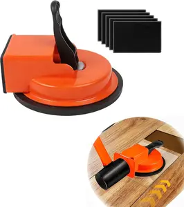 Orange Floor Gap Fixer Tool - Enhanced Vacuum Suction Cup for Laminate, Vinyl, Wood & Tile Flooring Repair