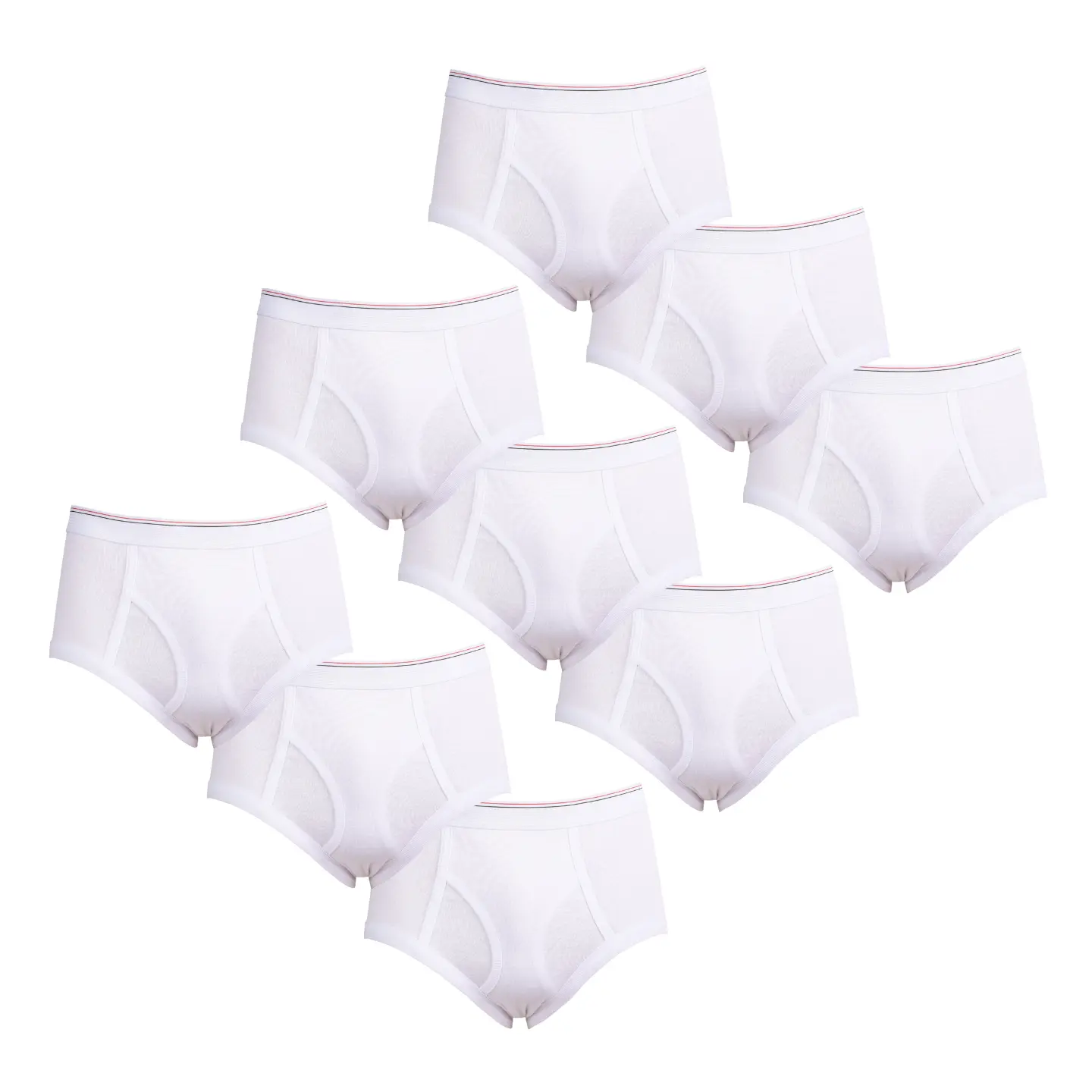 Men's Briefs 100% Cotton Tag-Free Classics Elastic Waist Moisture Wicking Tagless Underwear S-XL Regular Big & Tall  Soft Breathable Menswear