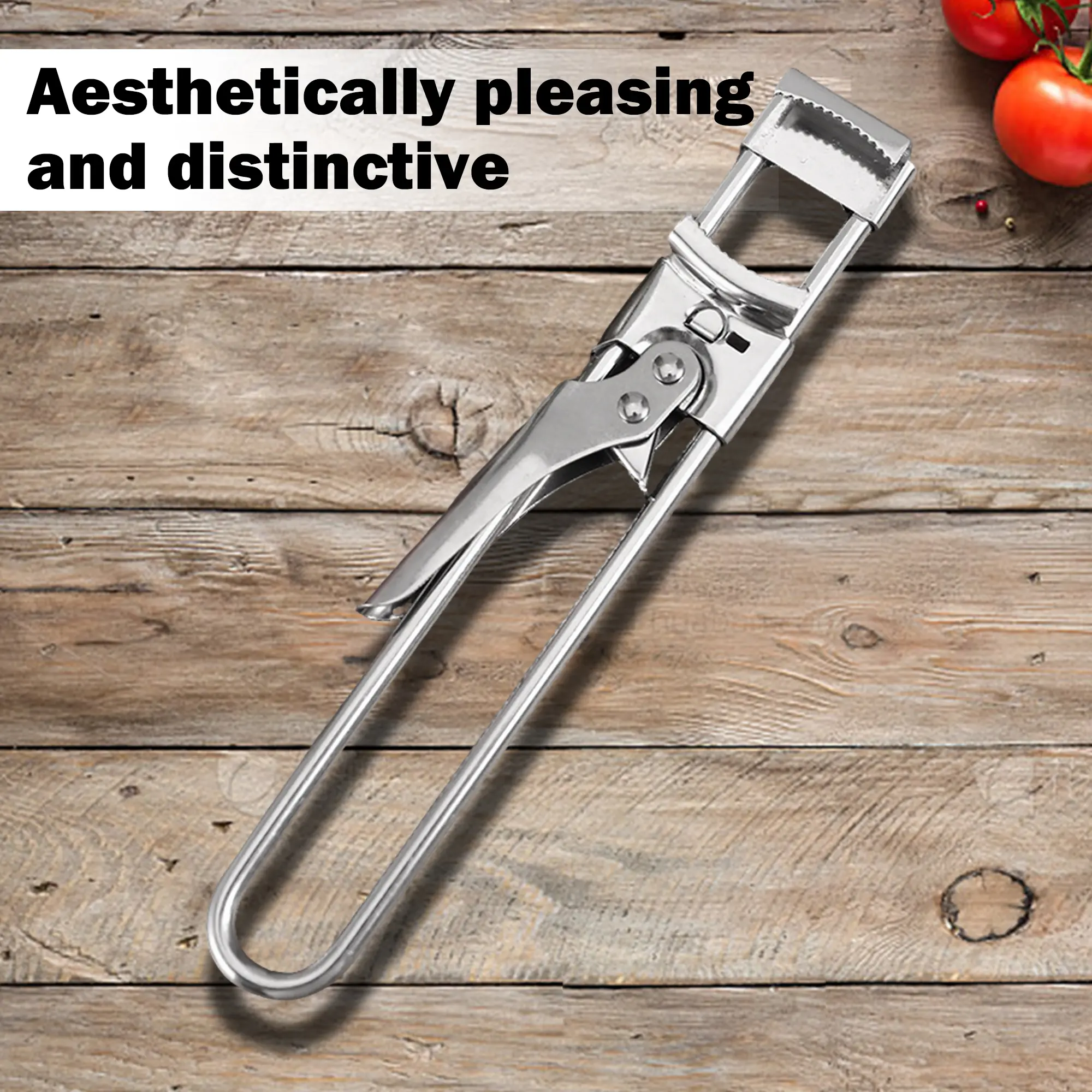 1 Count  Jar Opener for Weak Hands, Stainless Steel Bottle Cap Opener for Easy Opening, Gripper Tight Lid Opener for Seniors with Arthritis and Kids, Jar Gripper for Kitchen