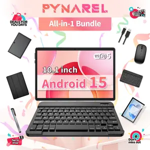【DealsForYouDays】PYNAREL Android 15 10.1-inch Tablet with Keyboard, Bluetooth Mouse, Stylus Pen, Protective Case, USB Accessories, Screen Protection - Springtok Sale Summerwins