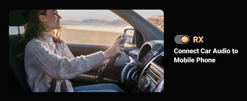 UGREEN Bluetooth 5.2 3.5mm Audio Transmitter/Receiver Adapter for Airpods or Headphones,  for Flight, TV, Car Stereo, MP3 Headset Microphone-TikTokShopBlackFriday ,TikTokShopHolidayHaul