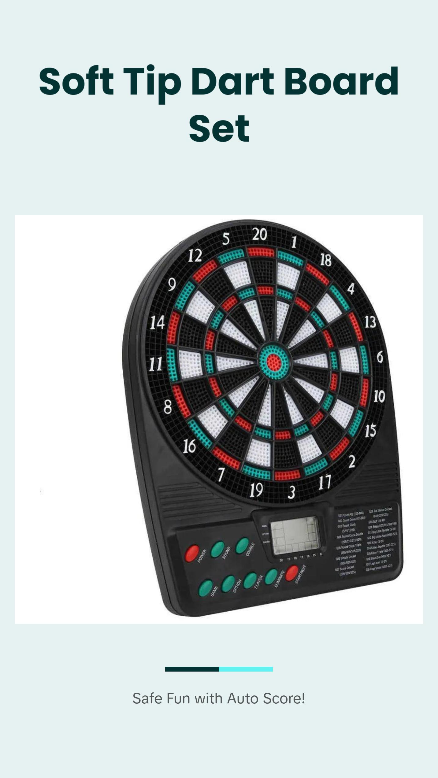 Soft Dart Board (Automatic Scoring)