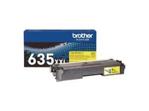 Brother TN635XXLY Original Super High Yield Laser Toner Cartridge Yellow Pack