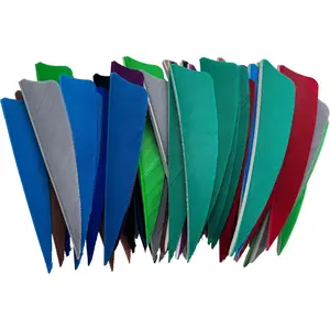 50PCS 3 Inch Shield Cut Turkey Arrow Feathers for Bowhunting, Right Wing Fletching, Waterproof and Durable for Recurve and Compound Bow
