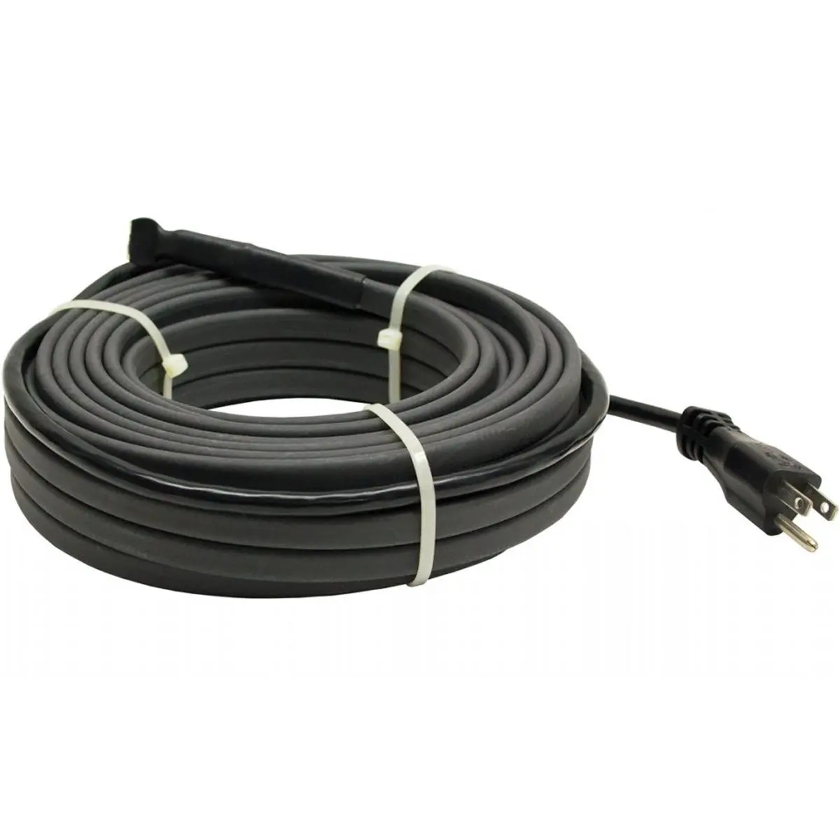 King Electric SRP126-37 Self-Regulating Pre-Assembled Cable, 37.5ft Length, 225W, 120V, 16 Gauge, with Spacers for Gutter, Downspout, Metal Roof & Shingled Roof Electrical Applications, Fluoropolymer Construction