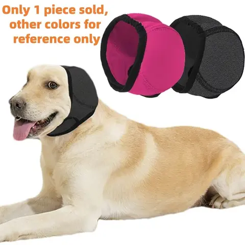 Professional Noise Reduction Dog Ear Cover Supplies, Rainstorm/swimming/outdoor/vet Visit, Memory Cotton Breathable Design, Suitable for Puppies and Adults