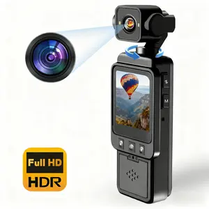 Vlogging Camera For Photography Handheld Digital Camera With Audio And Video Recording 6x Zoom Mini Body Camera With 270° Rotation Lens IR Night Vision Vlog Camera Best Cameras for Content Creators Wireless Vlog Camera Video Blog Camera