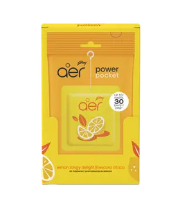 Godrej aer Power Pocket Lemon Tangy Delight, Pack of 6
