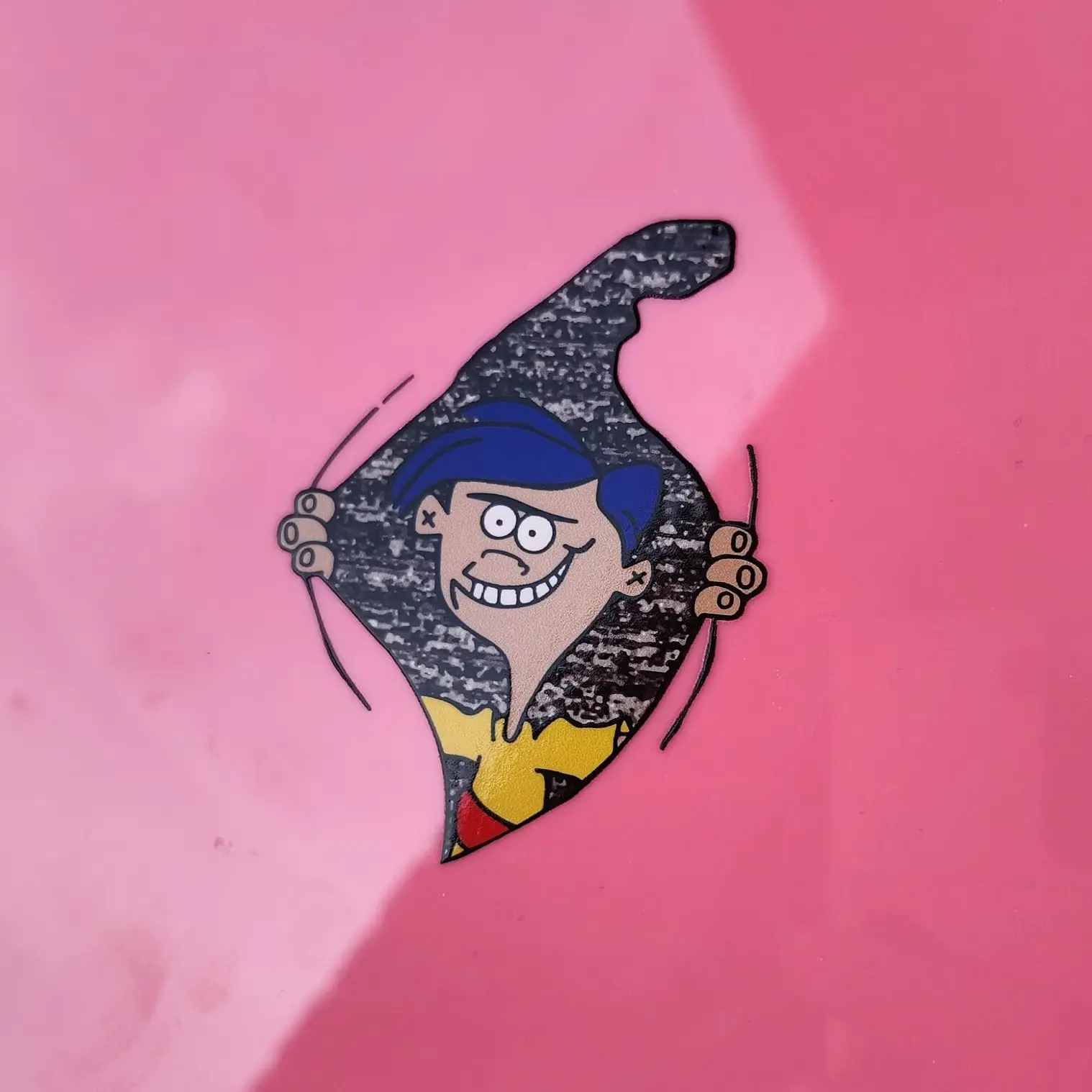 Life Has Many Doors Peeker Sticker | Ed Edd N Eddy Rolf Car Decal | Rolf Meme Peeker For Water Bottle, Laptop, Phone Etc decal