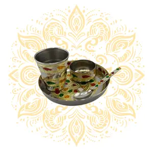 Baby Pooja Set Traditional Hindu Worship Kit for Children