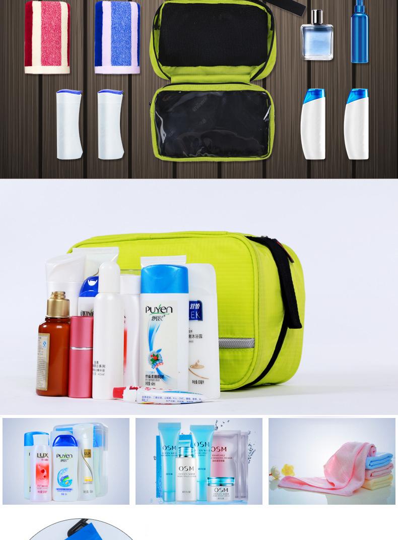 New Hanging Toiletry Bag Travel Toiletry Wash Organizer Kit for Men Women Cosmetics Make Up Sturdy Hanging Hook Shower Bags