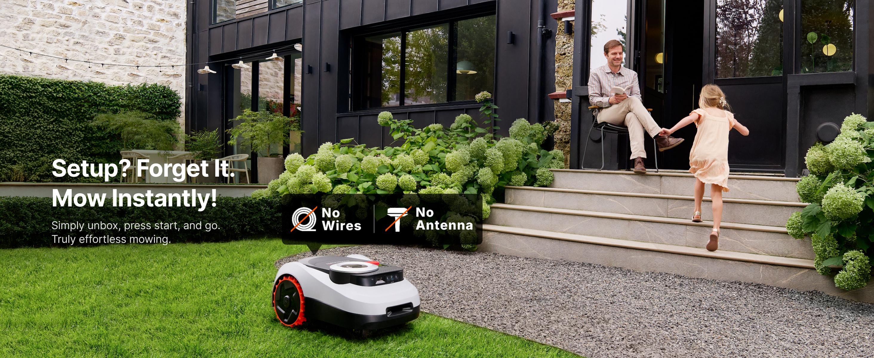 Segway Navimow i215 LiDAR Robot Lawn Mower, Wire Free Robotic Lawn Mower for 0.37 Acre, LiDAR & Vision Dual Fusion, Auto Mapping, Off-Road Wheels for 45% Slopes, Quiet 59 dB(A) Mowing zero  turn  mower summervibes