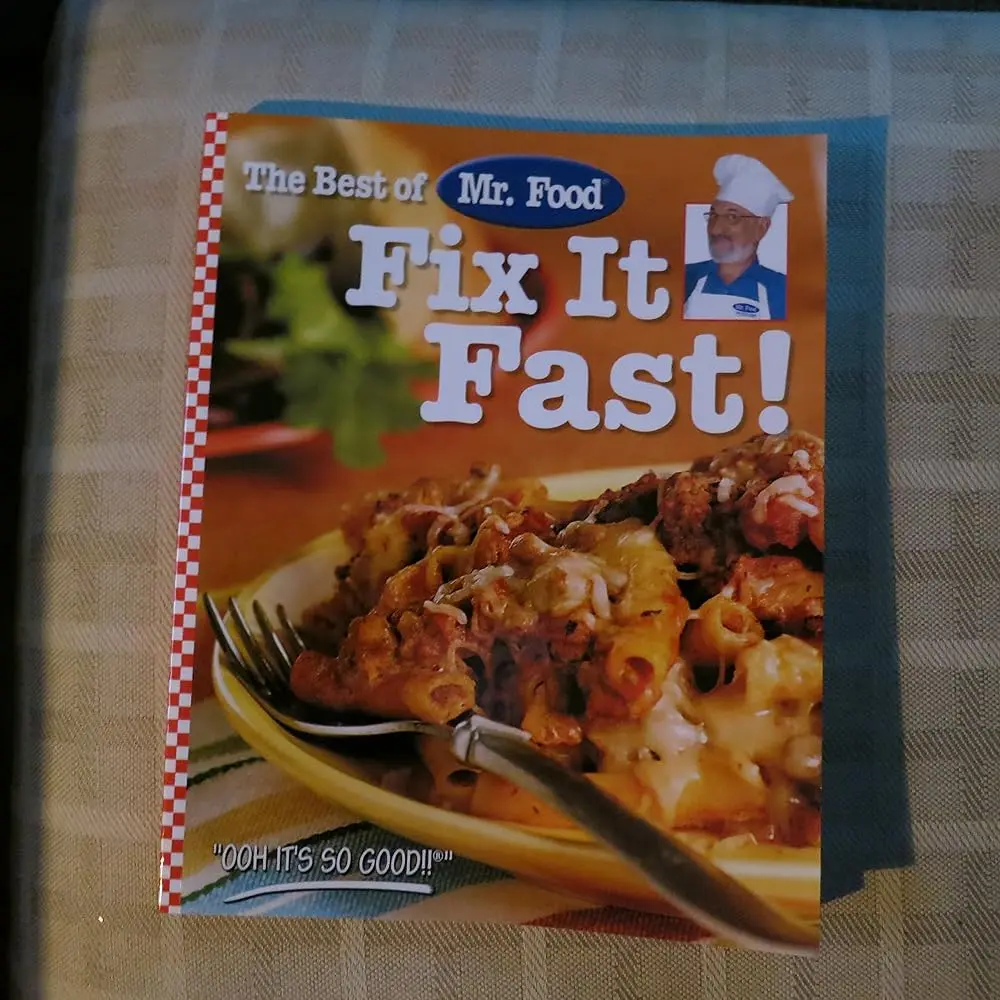 Mr. Food's Curated Selection Healthy Meal Prep Recipes Book - 208 Pages Cooking Guide with Soups & Sandwiches, Sides & Salads, Desserts for Cooking Enthusiasts, Everyday Entrees