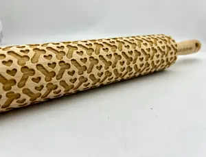 The Love Shaft Embossed Rolling Pin