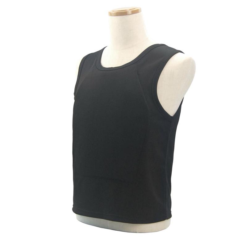 HG2 Sleeveless Under Shirt Tank Top Style with Side Zippers for High-Risk Jobs in Black and White Sizes M to 2XL Ideal for Gas Station Clerks Uber Drivers EMTs Firefighters Truck Drivers and Teachers Socks Bestie