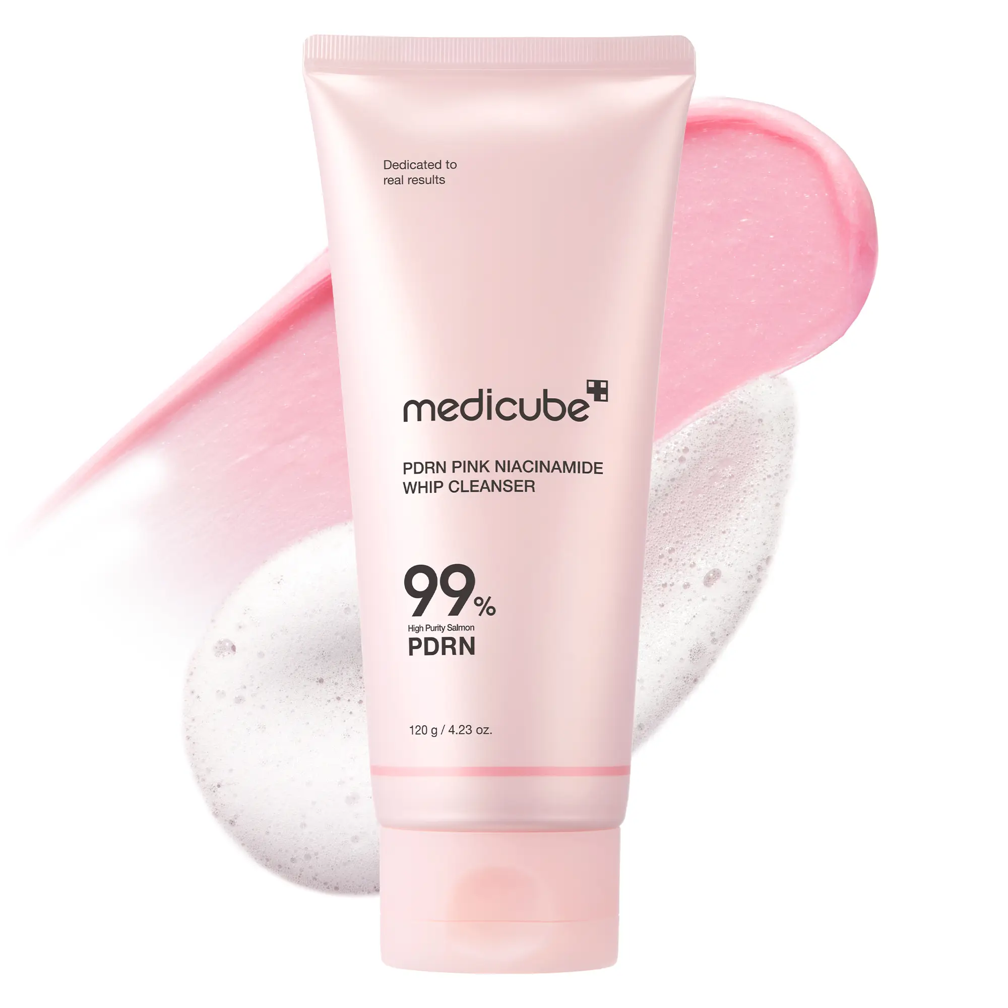[medicube official] PDRN Marshmallow Whip Cleanser | Face Wash, Cleansing Foam for Pore Care & Uneven Skin Tone | Gentle Daily Deep Cleansing | Hydrat