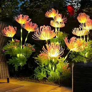 Solar Powered Flower Shaped Garden Light, Outdoor Waterproof Decorative Light, Solar Light for Outdoor Garden Yard Terrace Decoration, Solar Garden Lights, Lamp, Lighting, LED