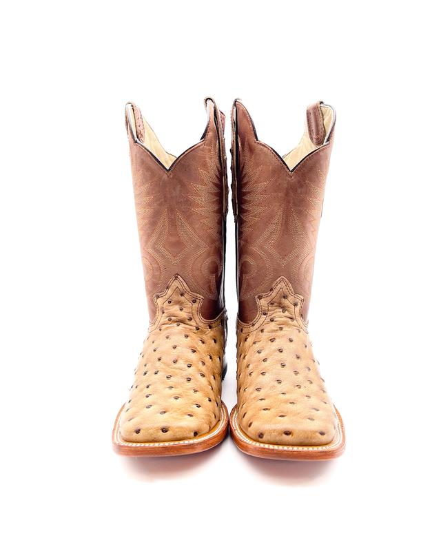 Cowboy Boot Ranch Ostrich Orix Print