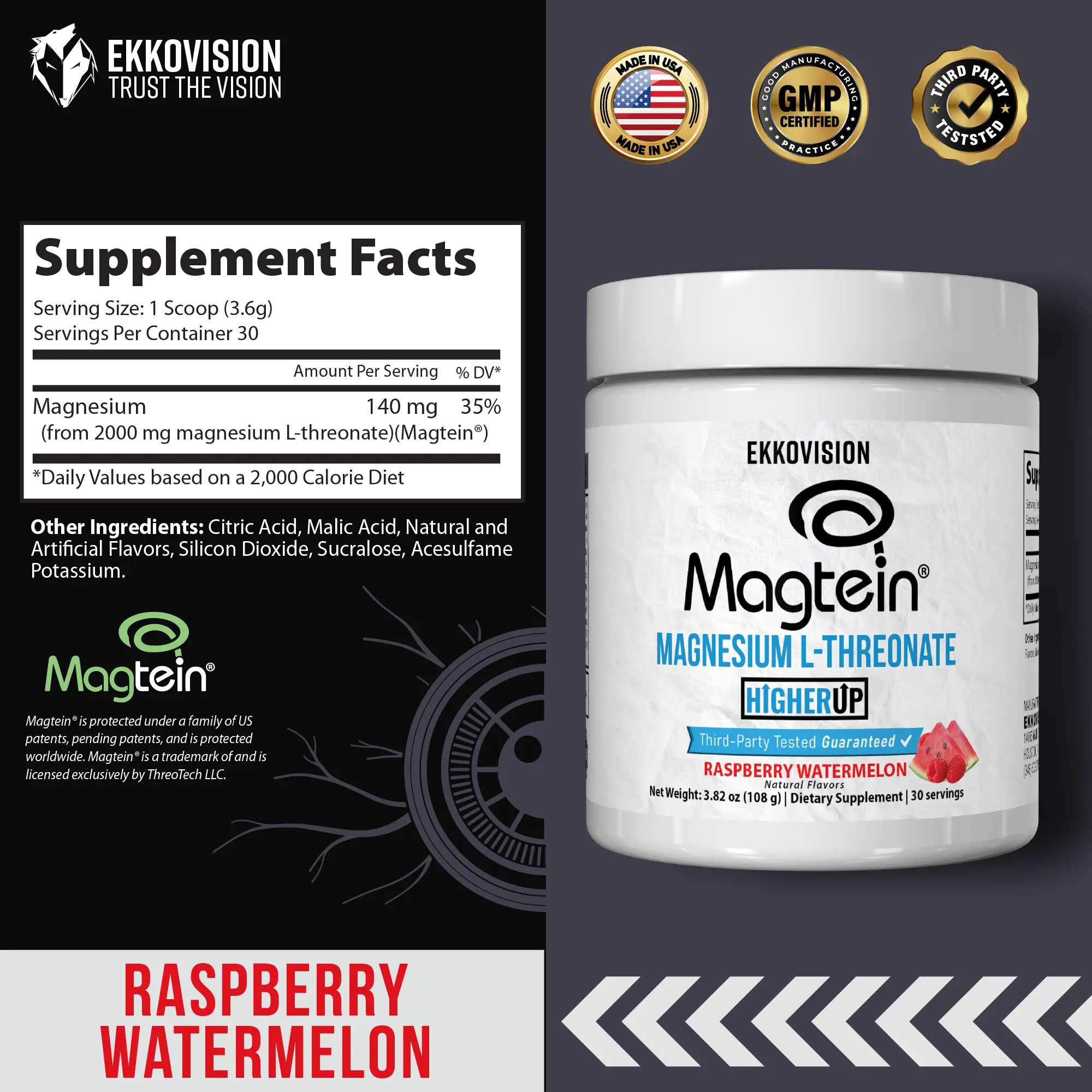 Powder - Raspberry Watermelon 30 Servings