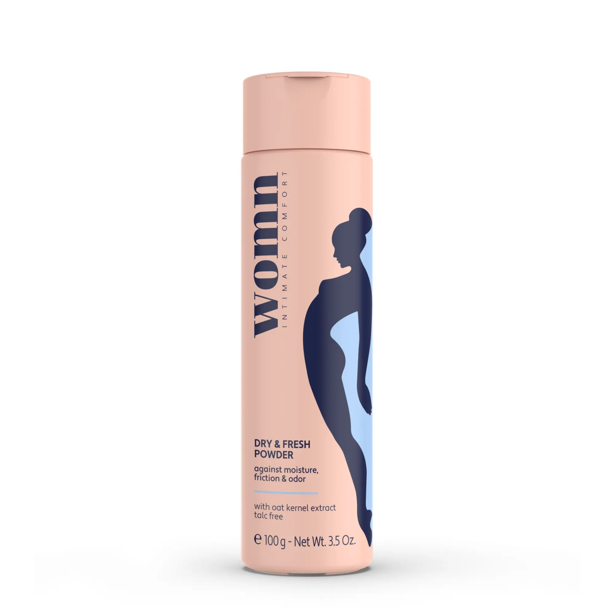 Womn Dry & Fresh Talc Free Powder - Absorbs Moisture, Prevents Chafing, Reduces Odor - All Day Protection - Body Care Product for Daily Use