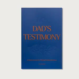 Alabaster My Dad's Testimony: A Guided Journal For Sharing His Beautiful Story (Soft Cover)