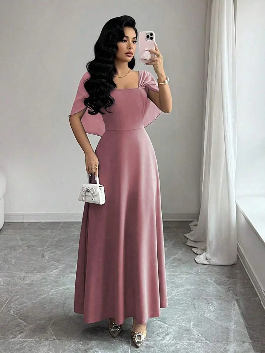 strapless open back dress Chi Chi London Lace Dress Pleated Skirt – CHIC Kuwait Luxury Outlet main image 1