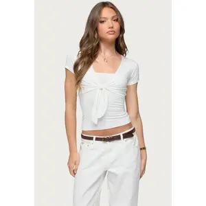 Malka Two Piece Tie Front Top