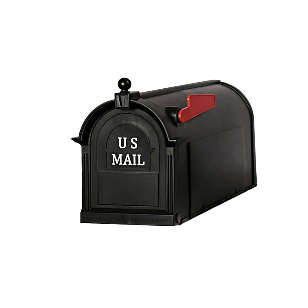 Ambrose Post Mount Mailbox - High-Quality Mailbox with Secure Attachment for Easy Loading and Unloading