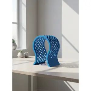 Diamond Pattern Desk Headphone Stand