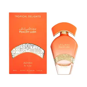 Adyan By Anfar Tropical Delights Peachy Lush Extrait De Parfum 3.4FL.OZ For Women Citrus Musk Amber Arabian Perfume Delightful Scents