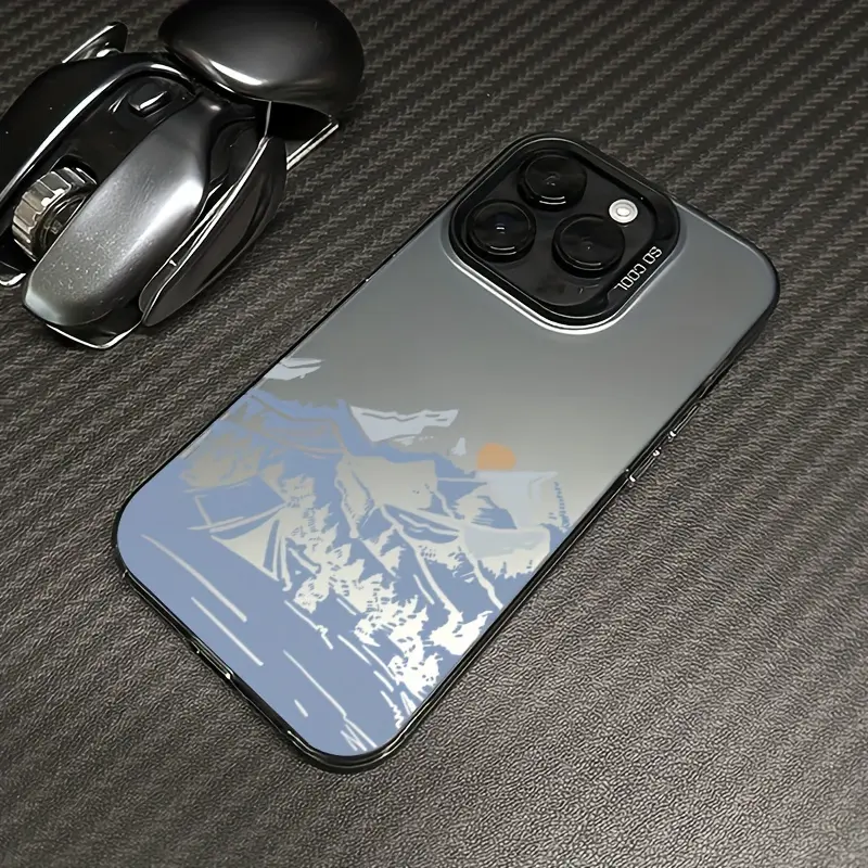 High-Quality Polycarbonate Air Cushion Smartphone Case for iPhone 11-17 Pro, Pro Max, Air, Plus - Durable, Shockproof, Non-Slip, Lightweight, Trendy Unisex Handheld Devices Casing with Raised Bezels, Dual-Layer, Precise Fit Phone Accessory