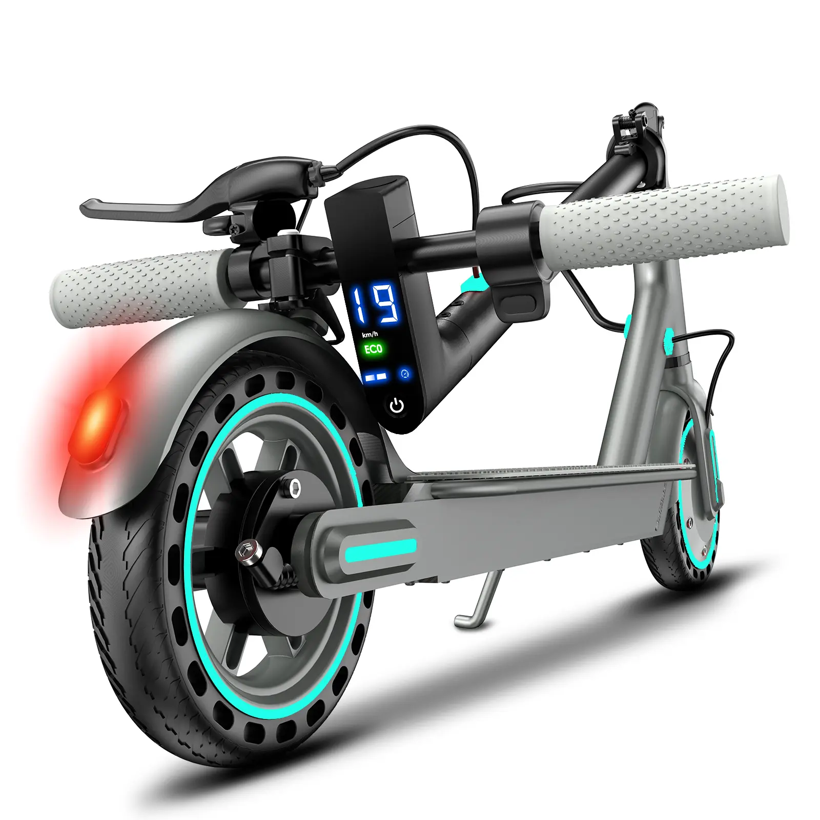 Honey Comb Foldable Electric Scooter for Adults (6 Years Above), 350W Motor, 19 MPH Top Speed, 36V/7.8 AH Battery, 22 Mi Max Range, App Speed Control, Dual Brake Safety System, Portable Sports & Outdoor E-Scooter (SpringStatements)