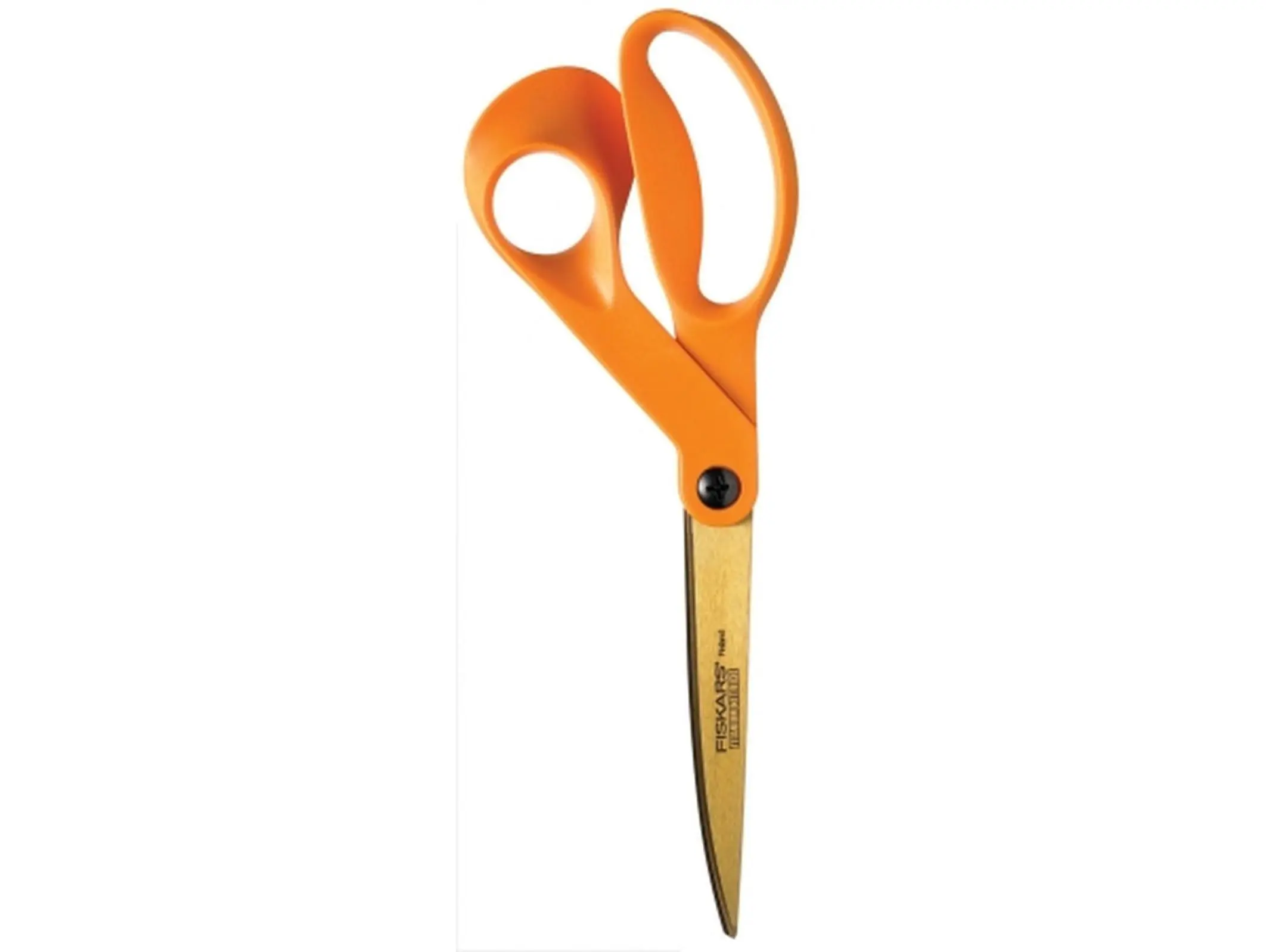 Fiskars 9in. Titanium Shop Cutting Tool Scissors, Heavy-Duty Hand Tool, Model 12-96536984J