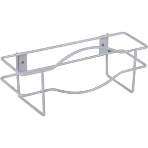 Heavy-Duty Single Wire Wall Mount Glove Box Holder - Premium Tissue Dispenser for Fast Access in Garage, Home, Office, Hospital, Restaurant - Durable Metal Organizer for Disposable Gloves