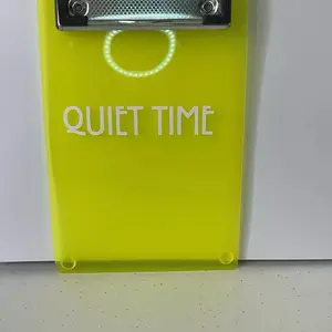 DIY Clipboard With Safety Bumpers Mini Size
