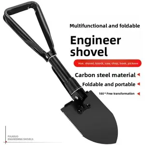 Outdoor multi-functional medium-sized entrenching shovel, camping supplies, folding shovel, camping tool, military shovel