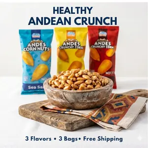 Chuspillo Baked Corn Snacks Variety Taster 3-Pack - Natural, High-Fiber, Clean Eating Option for Healthy Snacking, No Added Oils or Sugars, Crunchy & Airy Texture