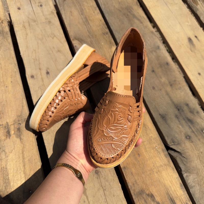 Huaraches Mexicanos color cafe