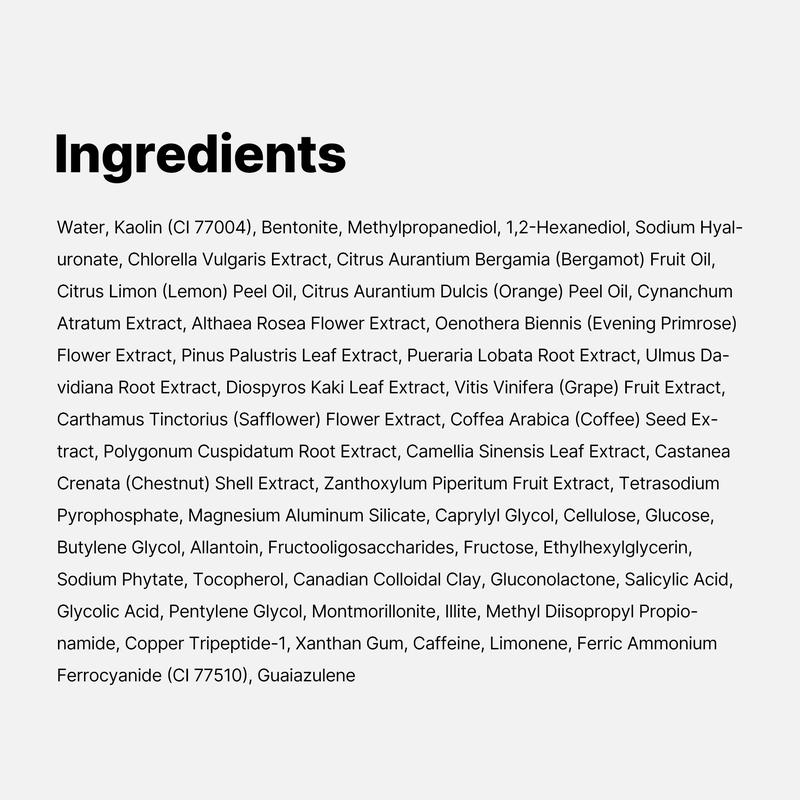 [medicube] Zero Pore Blackhead Mud Mask |  3 min mud mask |  pore care | Strong Blackhead Absorption |