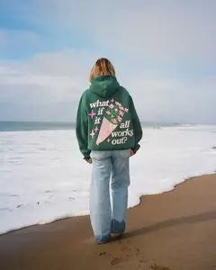 What If Red Oversized Lux Hoodie Premium Streetwear Cozy Fleece Relaxed Fit Bold Graphic Unisex Casual Style for Everyday Wear Words