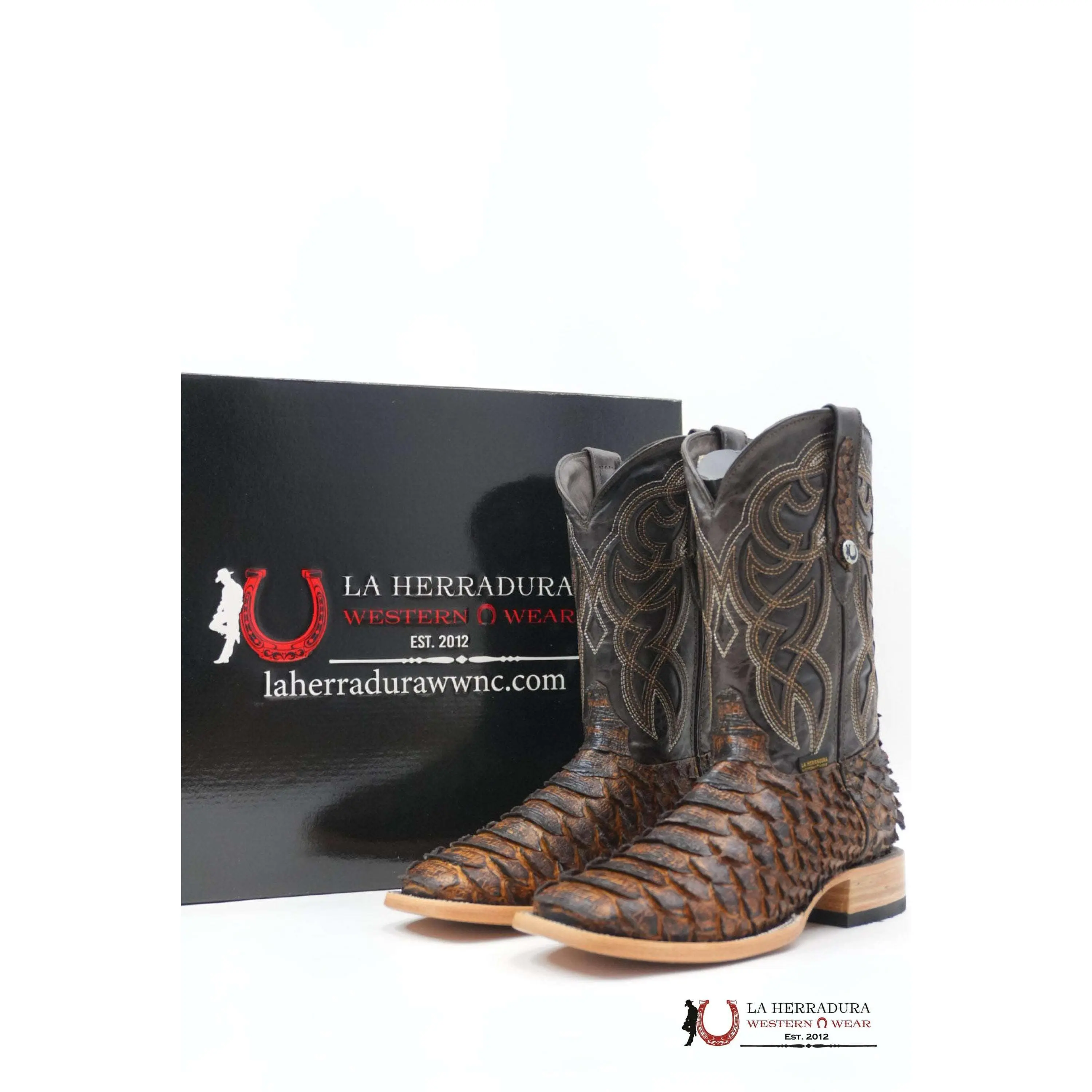 LA HERRADURA MEN CLON MEGA MIEL BRILLOSO SQUARE TOE BOOT