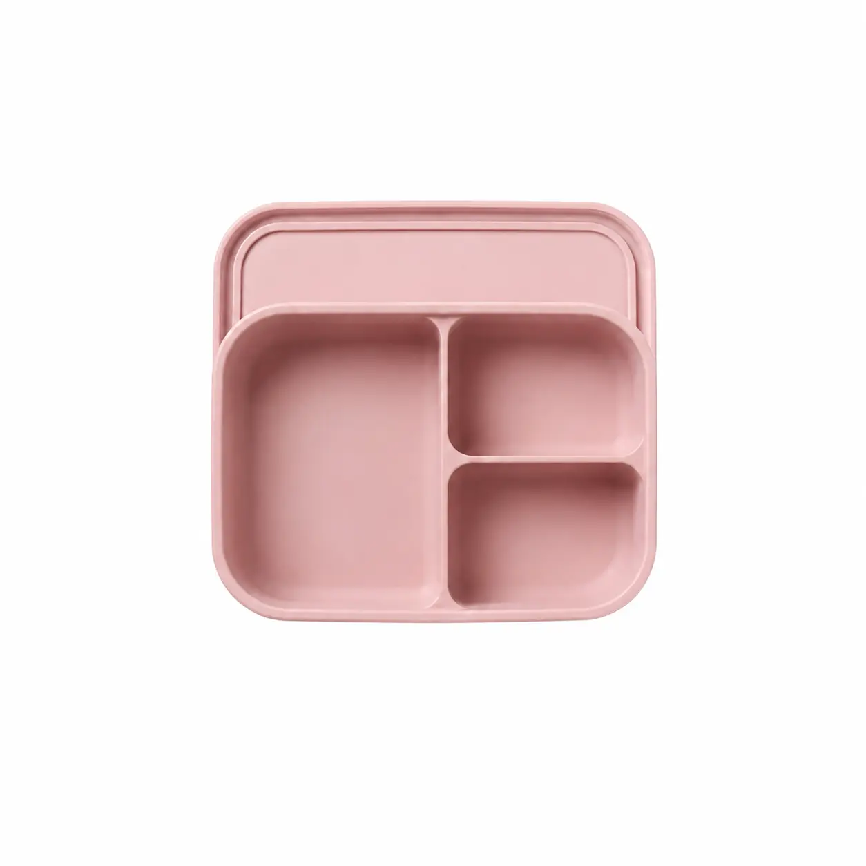 Kitchen Silicone Food Storage Containers - 100% Food-Grade, BPA-Free, Leakproof, Stackable, Stainless Steel Accent Lunch Boxes