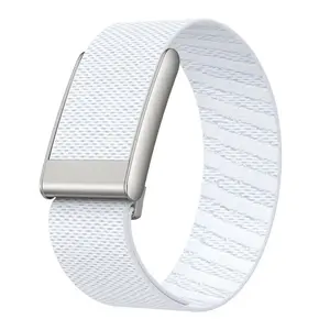 Elastic Nylon Loop Band Tech Accessories, Adjustable Metal Clasp Sport Strap Compatible with Whoop 5.0 MG ECG Fitness Activity Tracker for Men & Women Daily Use