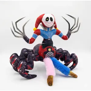 10 Inch Creepy Cute Jester Spider Plush Toy - Viral Horror Monster Stuffed Animal, Quirky Novelty Gift for Anime & Game Fans