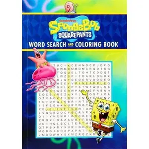 Spongebob Squarepants Word Search and Coloring Book -- Editors of Thunder Bay Press, Paperback