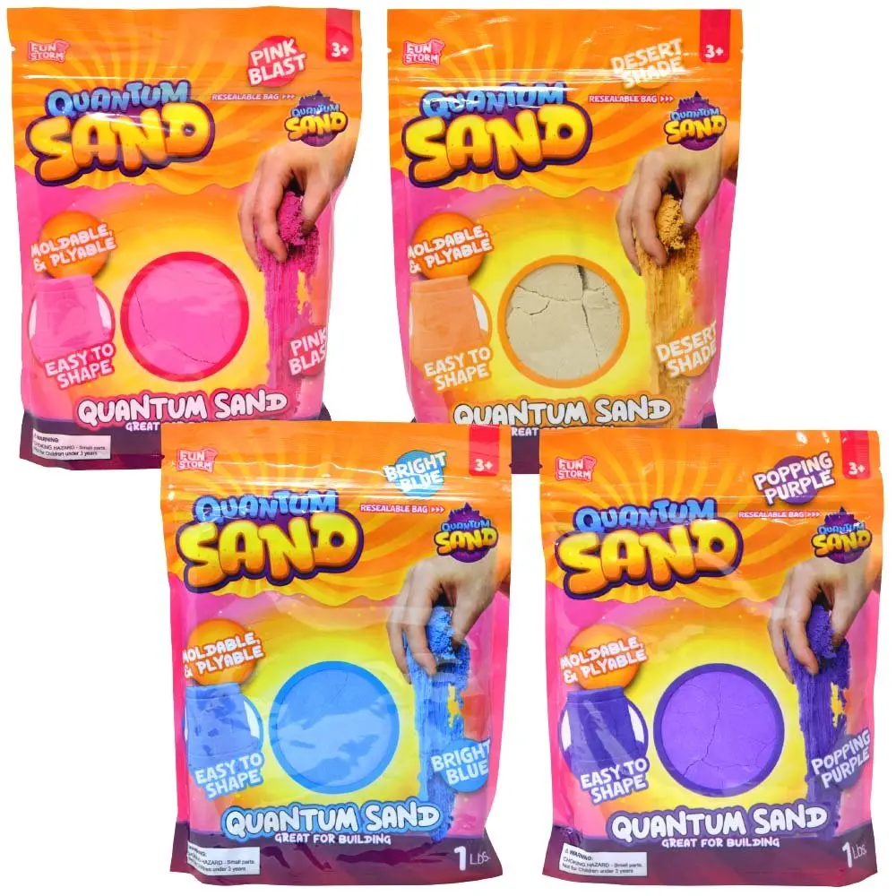 Fun Storm Magnetic Sand - 1 lb Moldable Squishy Sensory Play Toy, Sand & Beach Activity Toy for Kids, Pick Your Color