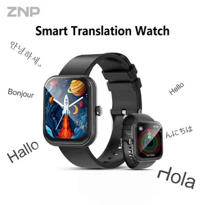Smart Translation Watch, Supports Bluetooth Calling, AI assistant, and translation functions, with long battery life. This wearable device is compatible with iPhone and Android phones and functions as a translator. Translator