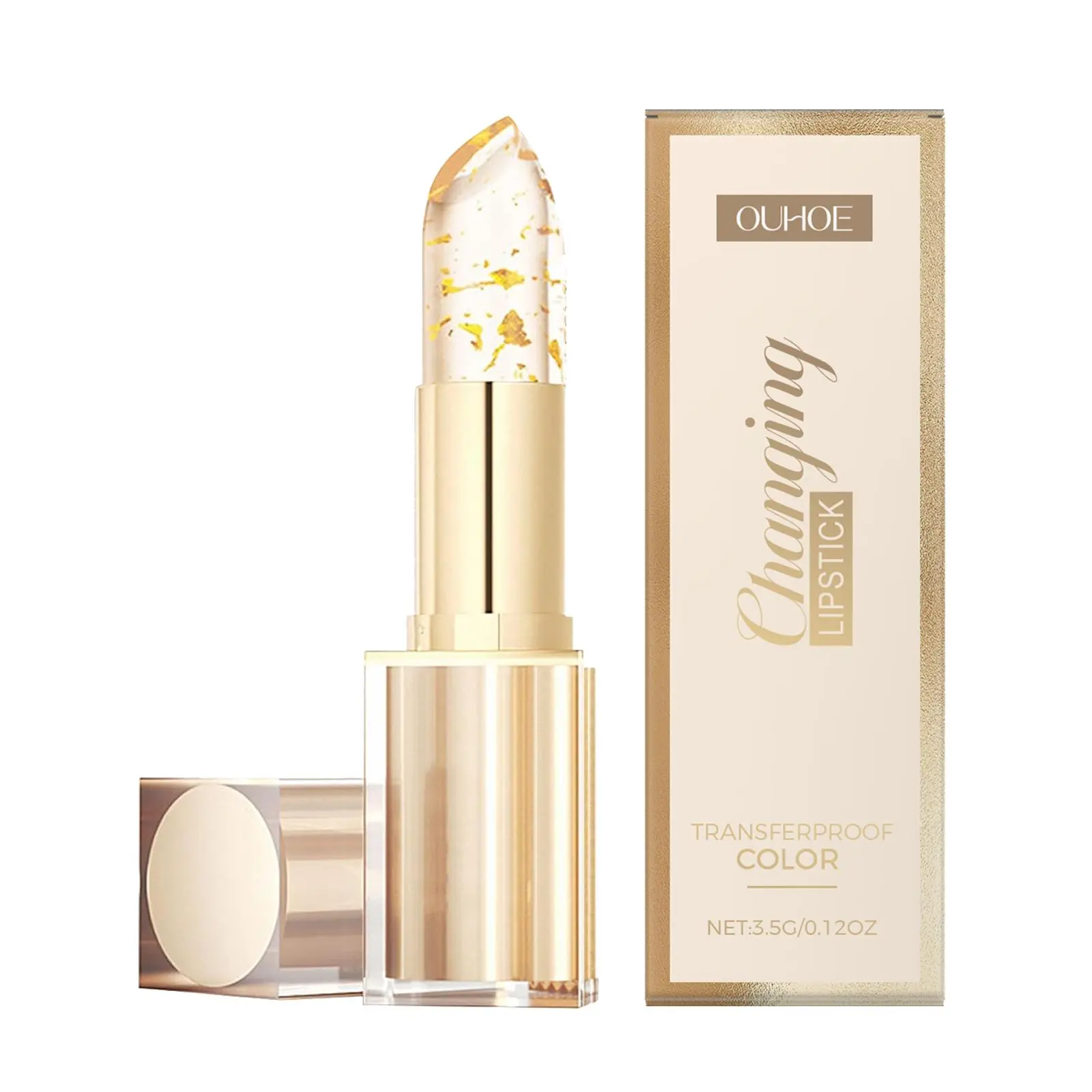 Nourishing Warm Tone Lipstick | PH Color Changing Lip Balm, Long-Lasting Moisturizing Lipstick
